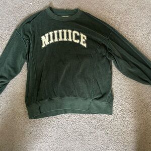 Arie sweatshirt, hunter green